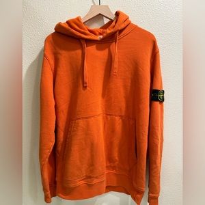 Stone Island Orange Hoodie XXL